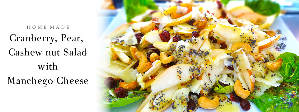 CranberryPearCashewnutsalad